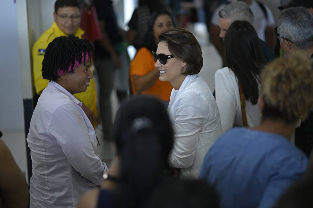 Deputada Silvia Cristina (PL-RO) e a presidente nacional do Partido Liberal Mulher, Michelle Bolsonaro - Foto: Zack Stencil