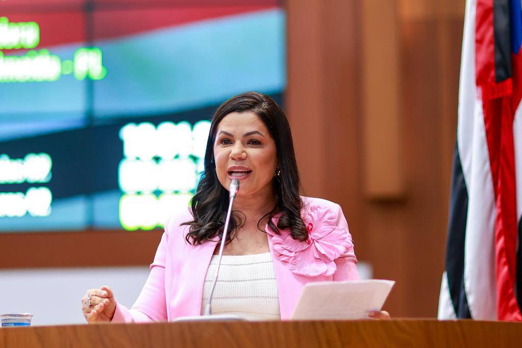 Deputada Solange Almeida (PL-MA) falou sobre o aniversário da cidade de Igarapé do Meio - Foto: Agência Assembleia Maranhão