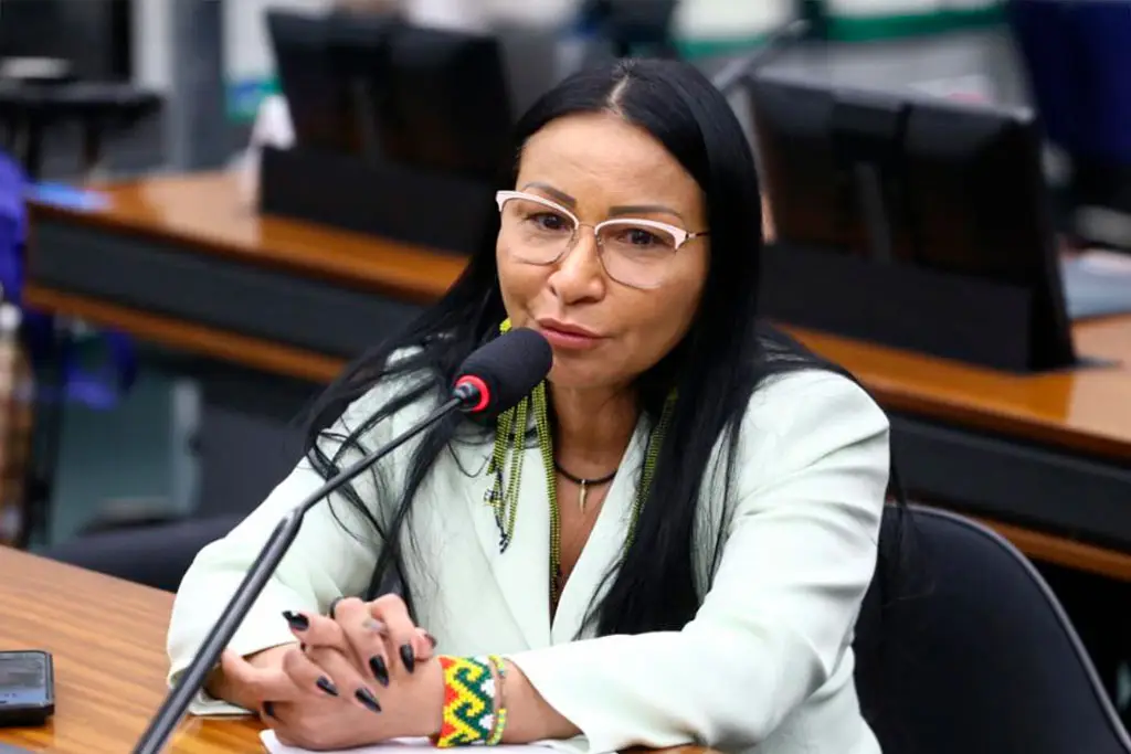 Autora do projeto, deputada Silvia Waiãpi (PL-AP) – Foto: Vinicius Loures/Câmara dos Deputados