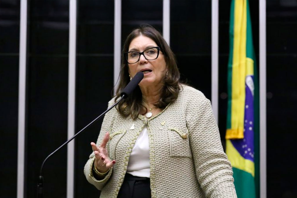 A relatora do projeto, deputada Bia Kicis (PL-DF): a previsão em lei ordinária traz maior segurança jurídica - Kayo Magalhães / Câmara dos Deputados