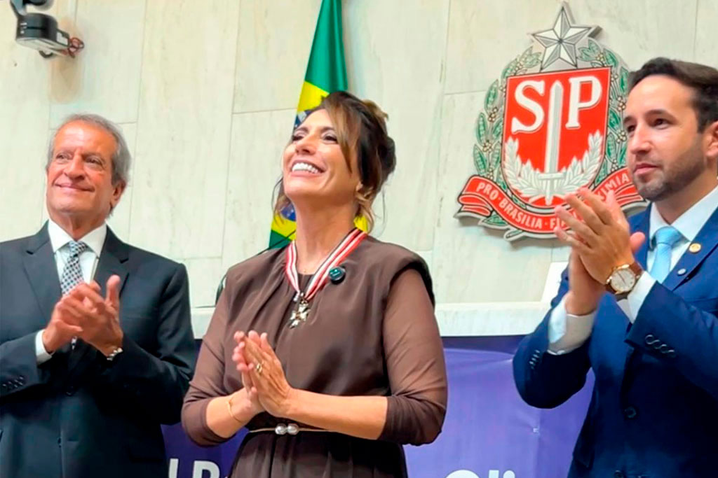 Presidente do PL, Valdemar Costa Neto. a Deputada Federal Rosana Valle(PL-SP) e o Deputado Estadual Tenente Coimbra (PL-SP) - Foto: divulgação/ALESP