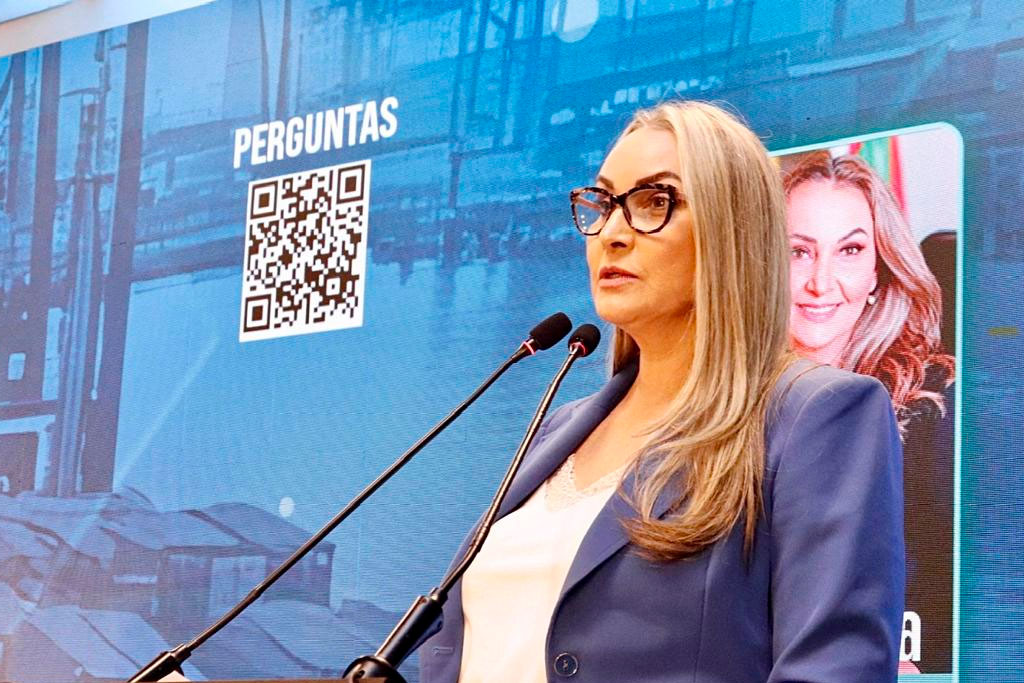 Presidente da Câmara Temática de Portos e Hidrovias da Frente Parlamentar Mista de Logística e Infraestrutura - Frenlogi, deputada federal Daniela Reinehr (PL-SC) - Foto: divulgação/Assessoria de Imprensa