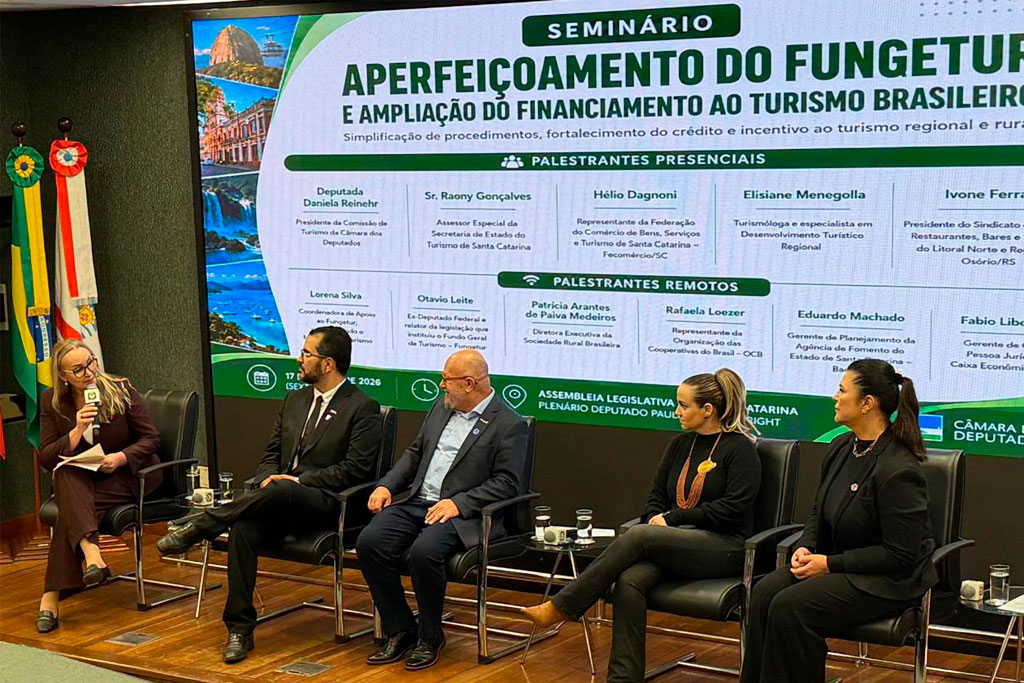 Em Florianópolis, Daniela Reinehr (PL-SC) lidera debate nacional sobre o Fungetur e inicia construção de proposta para ampliar acesso ao crédito - Foto: divulgação/Assessoria de Imprensa