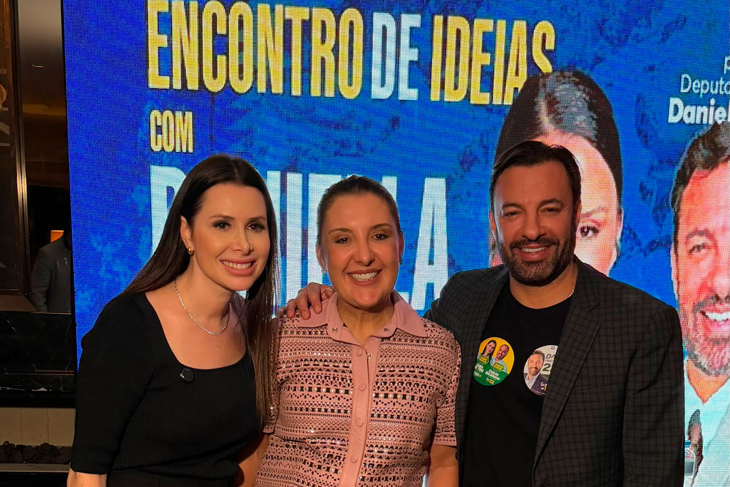 Deputada Federal Carol De Toni (PL-SC), Daniella Marques e o deputado federal Daniel Freitas (PL-SC) - Foto: divulgação/Assessoria de Imprensa