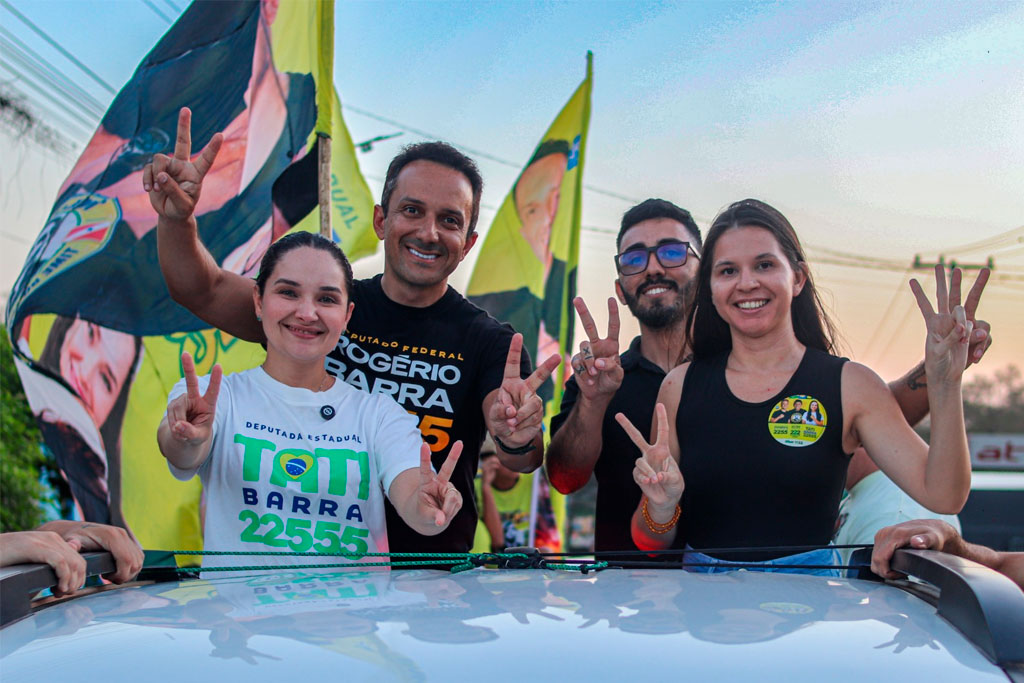 Michelle Bolsonaro (PL-DF) convida Tati Barra (PL-PA) para gravação de vídeo de campanha - Foto: divulgação/Assessoria de Imprensa