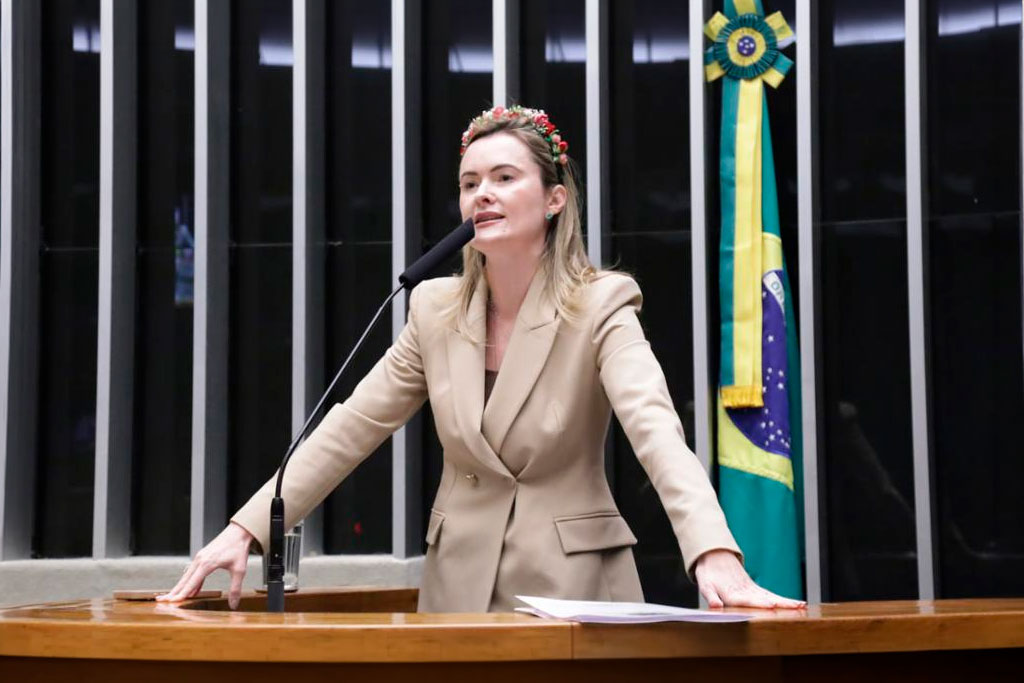 A autora da proposta, deputada Julia Zanatta (PL-SC) - Thiago Cristino / Câmara dos Deputados