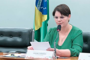 Deputada federal Coronel Fernanda (PL-MT), relatora da proposta na CCJ