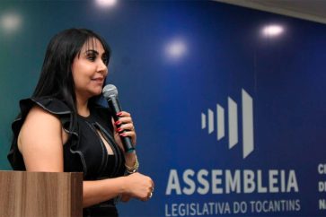 Deputada estadual Professora Janad Valcari (PL-TO) na Aleto – Foto: Ascom Gabinete